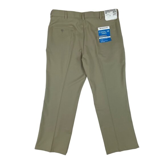 Haggar Men's Beige Khaki Pants Sz 40x29 - NWT - Picture 2 of 12